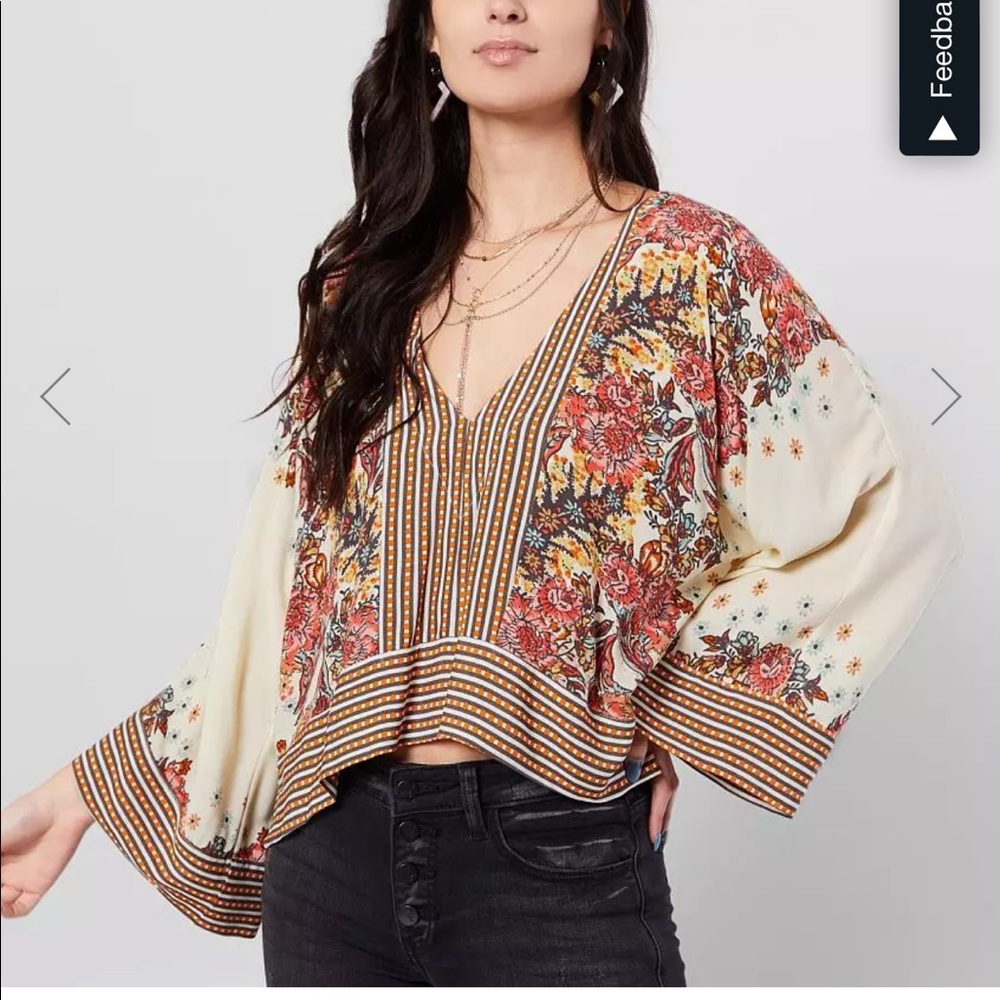 Free People “Mix N Match” Blouse